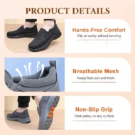Men's Orthopedic Breathable Slip-On Sneakers - Image 5