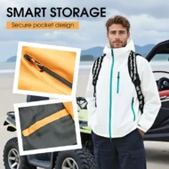 🔥Outdoor Waterproof Sports Hooded Jacket - Image 6