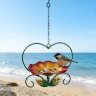 Outdoor Hanging Heart-Shaped Bird Feeder - Image 9