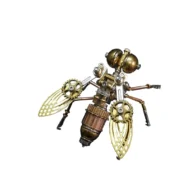 3D Metal Bee Puzzle Assembly Model Kit - Image 11