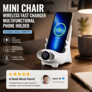 🔥Last Day Sale 50%🔥Mini Chair Wireless Fast Charger Multifunctional Phone Holder - Image 9