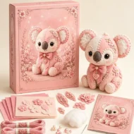 🎀50% OFF🎁Pink Enchanted Forest DIY Felt Patchwork Kit - Image 15