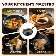 Professional-Grade Uncoated Iron Pot – 50% OFF Today! ⏳ - Image 2
