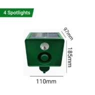Beast Repellent Solar Warning Lights with Loud Volume - Image 10