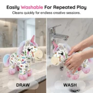 DIY Color-In Unicorn Plush Toy Kit - Image 4