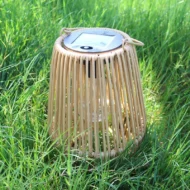 Solar Powered Rattan Lantern Light - Image 12