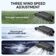 🚗 50% OFF NOW!💨 Car Seat Fan – Dual Turbine & USB Powered – Portable Air Cooler for Summer ❄️ - Image 6