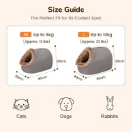 💥Hot sale 🐶🐱Pet Cozy Warm Cave Bed - Image 7