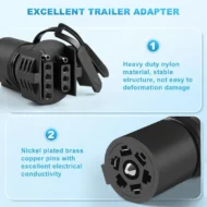 7-Pin to 4/5-Pin Trailer Adapter Plug - Image 3