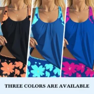 🏖️Summer Hot Sale 53% OFF🌼Women's Print Tankini & Shorts 2-Piece Swimwear Set - Image 5
