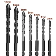 Four-Flute Sawtooth Drill Bit Set - Image 3