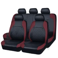 🎁🚗9-Piece Universal Fit Leather Car Seat Cover Set - Image 11