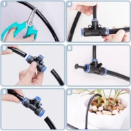 🌱Automatic 360° curved garden irrigation syste - Image 5