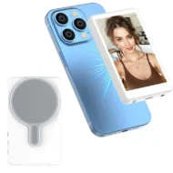 Magnetic Selfie Monitor with LED Fill Light– The Ultimate Tool for Live Streaming & Vlogging - Image 5
