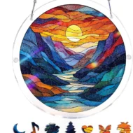 Acrylic Sunset & Sea Jigsaw Puzzle Window Hanging - Image 7