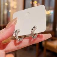 [Best Gift For Her] Premium Design C-Shaped Earrings - Image 5