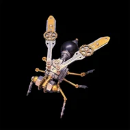 3D Metal Bee Puzzle Assembly Model Kit - Image 16
