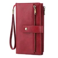 Women's Retro Style RFID Blocking Tri-fold Wallet - Image 4