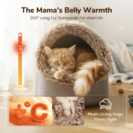 💥Hot sale 🐶🐱Pet Cozy Warm Cave Bed - Image 2