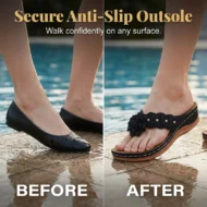 Women's Floral Thong Sandals with Arch Support - Image 2