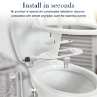 🚽 50% OFF NOW! 🚿 Non-Electric Dual Nozzle Bidet – Hygienic Self-Washing, Adjustable Water Pressure & Easy Installation Kit 🛠️ - Image 5
