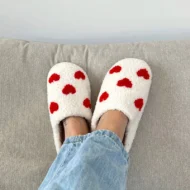 [Gift For Lover] Indoor Anti Slip Plush Slippers For Couples - Image 21