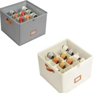📢📢50% OFF !!!⏰ Fabric Shoe Organizer Storage Box👟– Foldable Design, Large Capacity, Dustproof & Breathable, Space-Saving for Closet & Bedroom 🧺 - Image 5