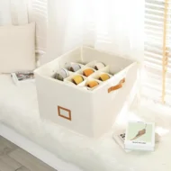 📢📢50% OFF !!!⏰ Fabric Shoe Organizer Storage Box👟– Foldable Design, Large Capacity, Dustproof & Breathable, Space-Saving for Closet & Bedroom 🧺 - Image 8