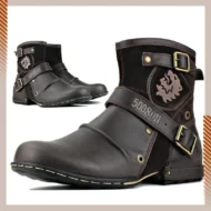 🔥🖤Black Friday Sale:50% OFF🔥Men's Western Cowboy Style Leather Boots - Image 7