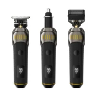 ⏳LIMITED TIME: 50% OFF! 🏆Luxe 3-in-1 Professional Men’s Grooming Set – T-Blade Trimmer, Foil Shaver & Nose Trimmer – With LED Display & USB Rechargeable - Image 8