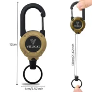 🏆Buy More Save More🎁3 In 1 New Multifunctional Retractable Pull Reel Carabiner Keychain - Image 6