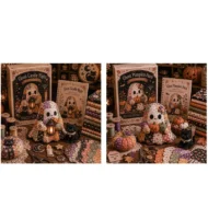 🎁Little Ghost's Cozy Halloween DIY Patchwork Kit - Image 21