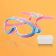 Anti-Fog Swimming Goggles for Kids with Nose Clip & Ear Plugs - Image 7