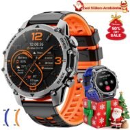 1.52" HD smartwatch for men – Phone calls and music control – Multiple sports modes – IP68 waterproof – Long battery life – Fitness watch for Android and iPhone