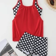 👙 50% OFF NOW ! 💐 Women's Polka Dot Two Piece Swimsuit – Cute Dot Pattern, Comfort Fit & Stylish Beach Wear ☀️ - Image 19
