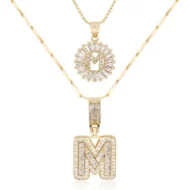 🎁New Year Sale 50% OFF💖2 Pack - Initial Letter Pendant Necklaces - Image 46