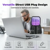 USB Plug-in Electric Mosquito Swatter Lamp - Image 8