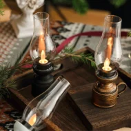 LED Vintage Kerosene Lamp Electronic Swing Candle - Image 9