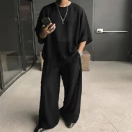 🎁2026 New Arrivals 50% OFF💥Men's T-Shirt & Wide-Leg Pants 2-Piece Set - Image 8