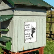 Cute Cat Bathroom Decor Sign - Image 8