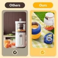 Portable Rechargeable Blender for Fruits & Vegetables - Image 2