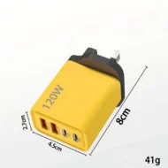 120W 4-Port Fast Charger Block - Image 9
