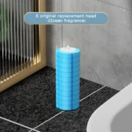 Disposable Replacement Brush Head Toilet Brush Set - Image 4