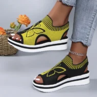 Women's Casual Peep-Toe Platform Beach Sandals - Image 20