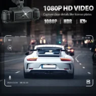 3-Channel 1080P Dash Cam with Rotatable Lenses - Image 4