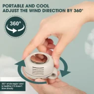 ❄️50% OFF!💨360° Rotatable Portable Mini Clip-on Fan - Image 4