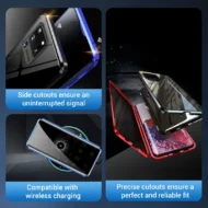 💥Magnetic Tempered Glass Double-sided Phone Case For Samsung S23-S25 Series - Image 15