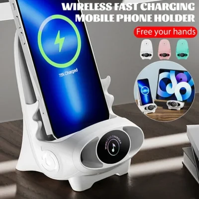 🔥Last Day Sale 50%🔥Mini Chair Wireless Fast Charger Multifunctional Phone Holder