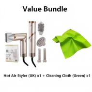 5-in-1 Foldable Hot Air Styler + Cleaning Cloth - Image 8