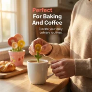 Ceramic Flower Measuring Spoon Set - Image 5